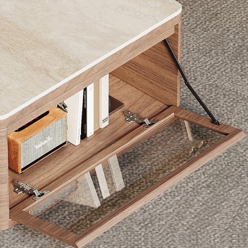 Modern minimalist retractable coffee table