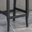 Ensemble de 2 tabourets de comptoir à oreilles capitonnés 31 po Vienna, bleu marine et brun foncé Vienna-1550696197-1550696199