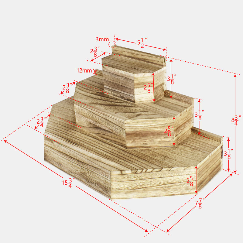 Présentoir en bois Ikee Design, Bois