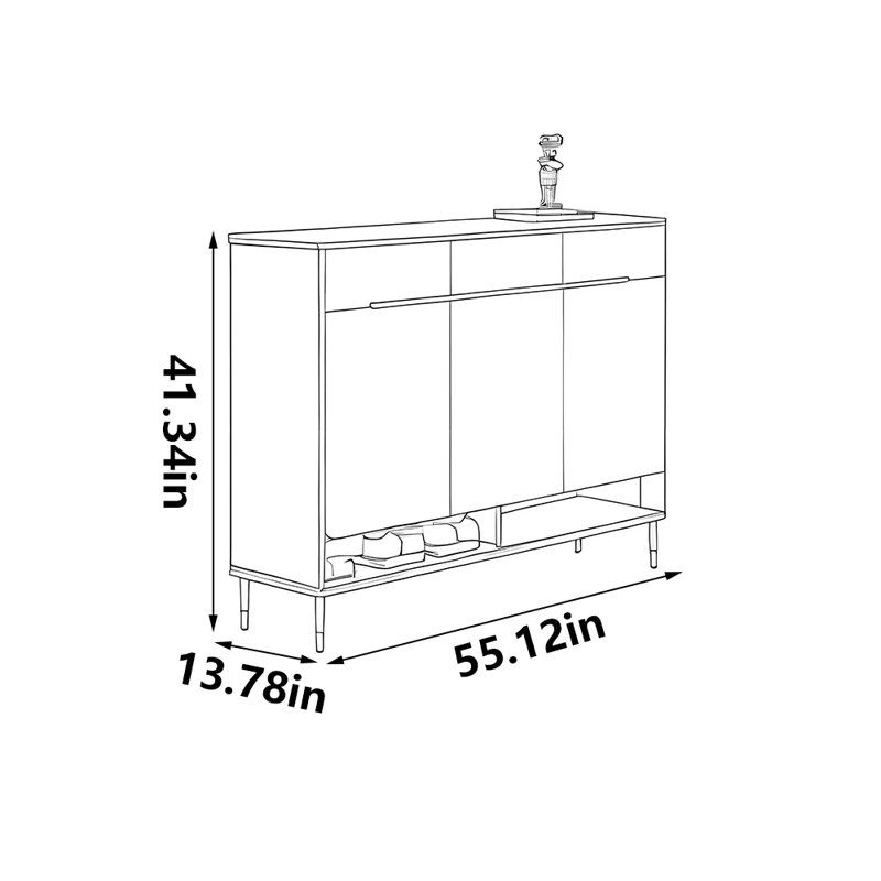 Chamberland, H 41,34 po x l 55,12 po x P 13,78 po
