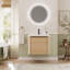 Wall Mounted Single Double Single Vanity Bathroom Vanity With Top-410738131