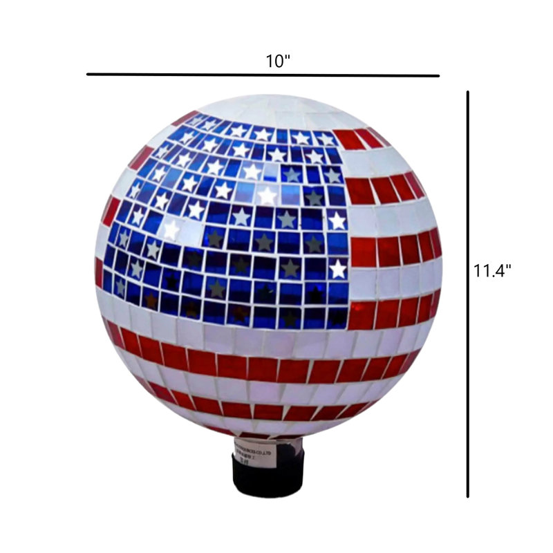 Lindhilde Glass Abstract Gazing Ball