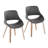 Najrin Upholstered Side Chair with Bent Wood Legs-127128967-127128972