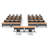 34 Person Training Meeting Seminar 18 Piece Tables Set