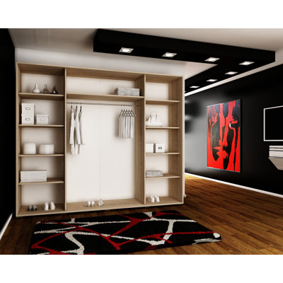 Modern large Wardrobe with Mirror 