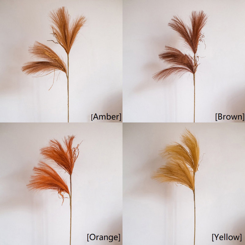 Branche de roseau artificiel 29,9 po, Orange
