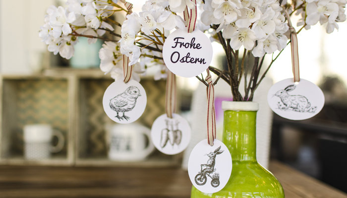 Nostalgische Osterdeko