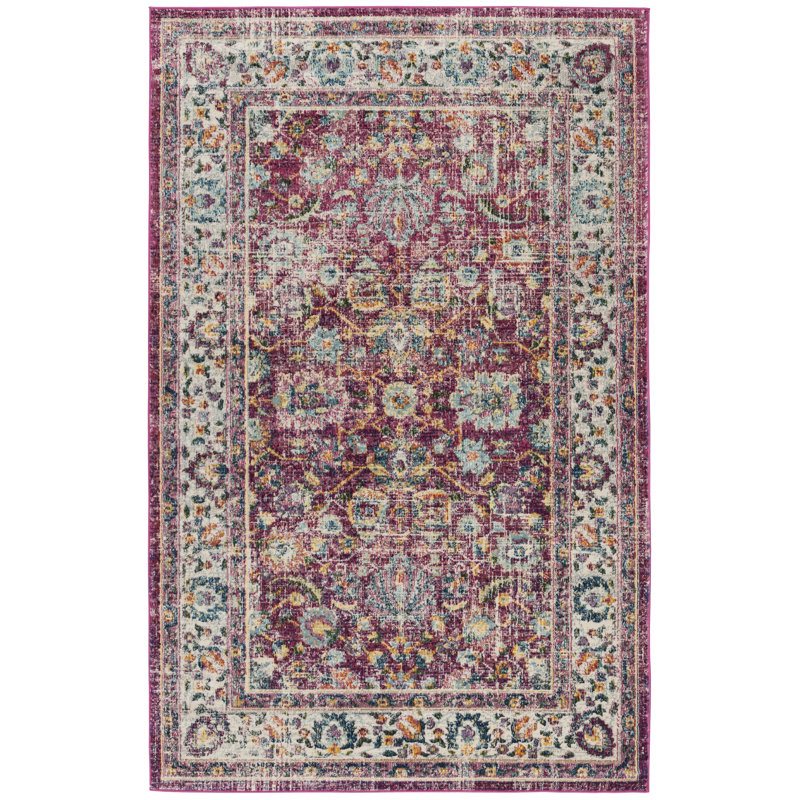 Gonzalez Oriental Area Rug, Rectangle 122 x 183 cm