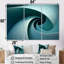Turquoise coquille tourbillonnante, ensemble de reproductions d'art mural Nautilus-107766172-107766177