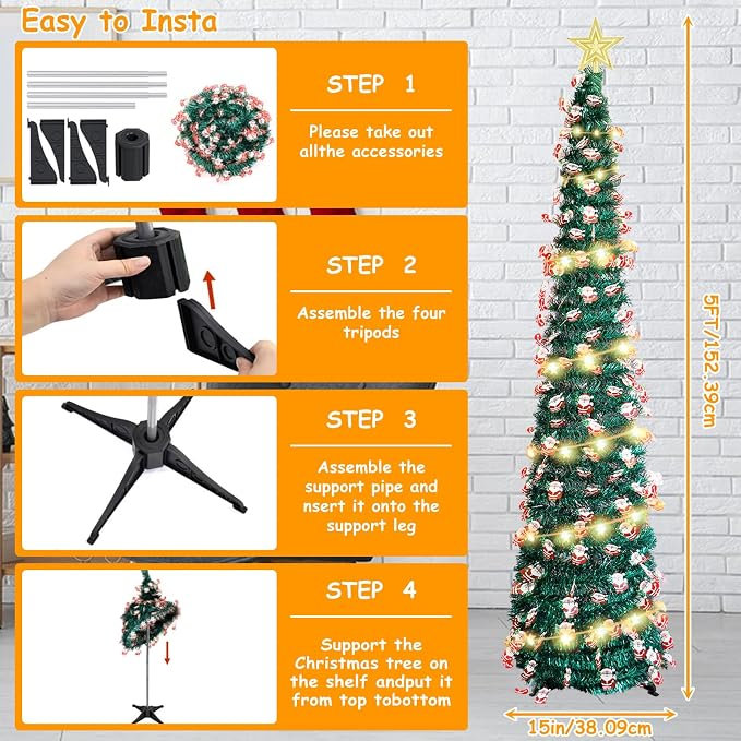5' H 1 Christmas Tree
