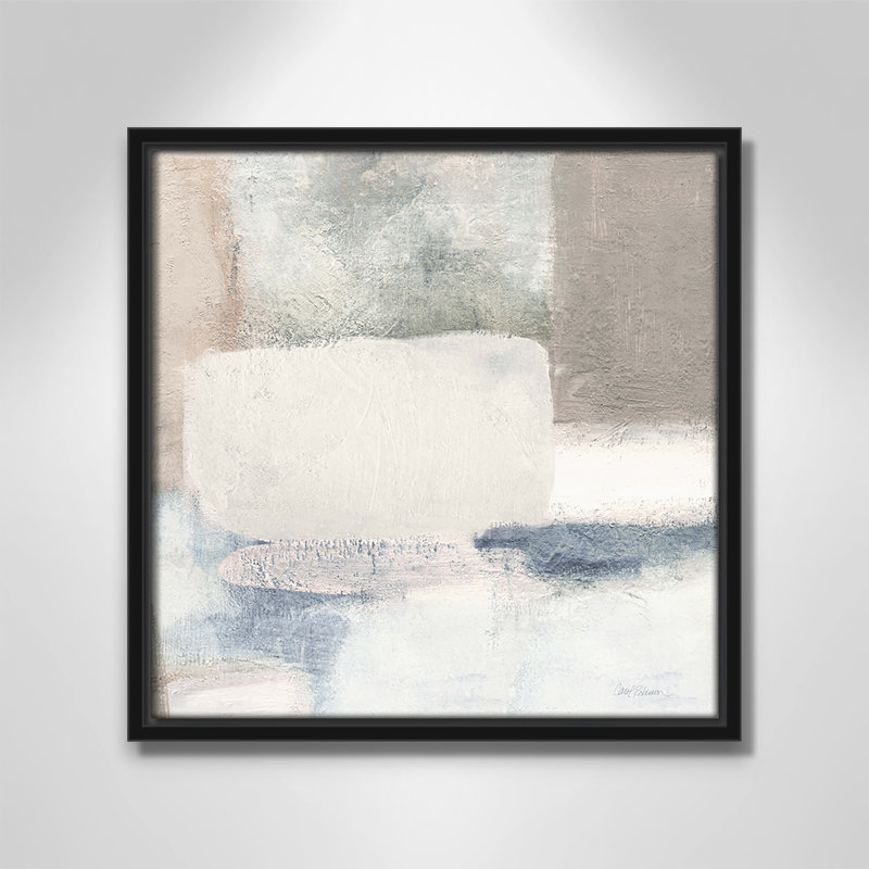 Lucas - Toile à cadre flottant, Noir, L 13,5 po x H 13,5 po