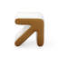 Tabouret d'appoint en bois massif et manufacturé-88545920