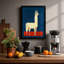 Modernist Llama Mid-Century - Print-136678541-136678539