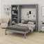 Lit escamotable mural avec tablettes Murphy-516781628-516781627