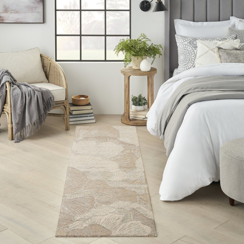 Nourison Avra Taupe Modern Indoor Rug, Runner 2'3" x 7'6"