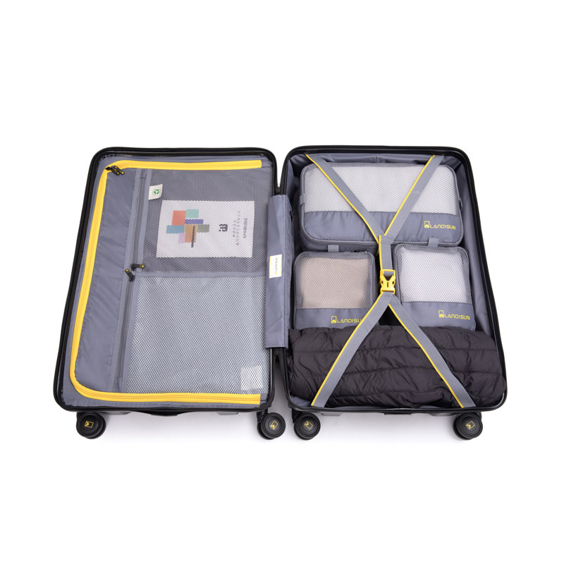 19" +3Pc Lining Storage Bag Three-Piece Carry On Luggage