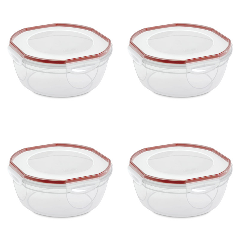 Ensemble de 4 contenants alimentaires en plastique Sterilite Ultra Seal