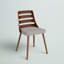 Chaise d'appoint à dossier en échelle Huitt-1060745112