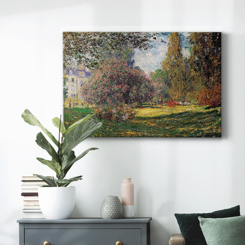 Toile tendue The Park par Monet-Gallery, H 12 po x l 18 po