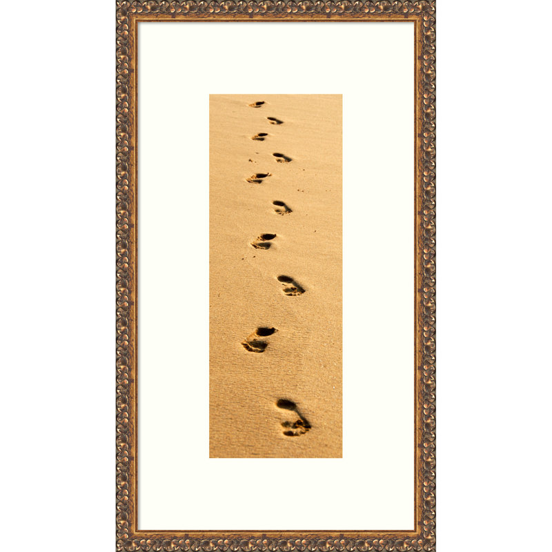 Impression sur bois encadrée, Bronze Antique, 30 x 17
