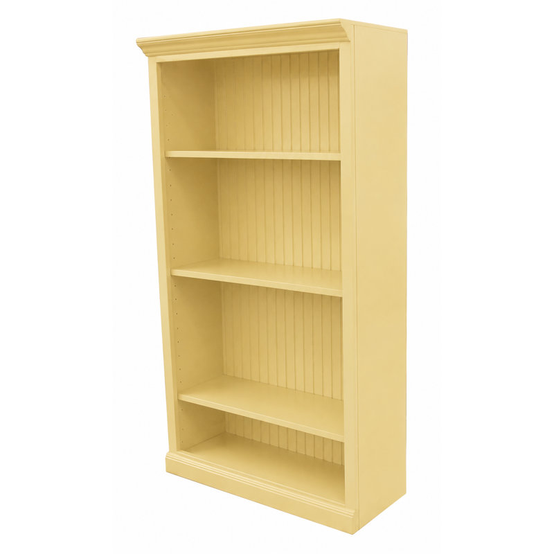 Bibliothèque standard Sherita, Jaune, (3 tablettes) H 60 po x l 32 po x P 14,25 po