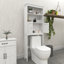 Rangement sur pied au-dessus de la toilette Jasdev