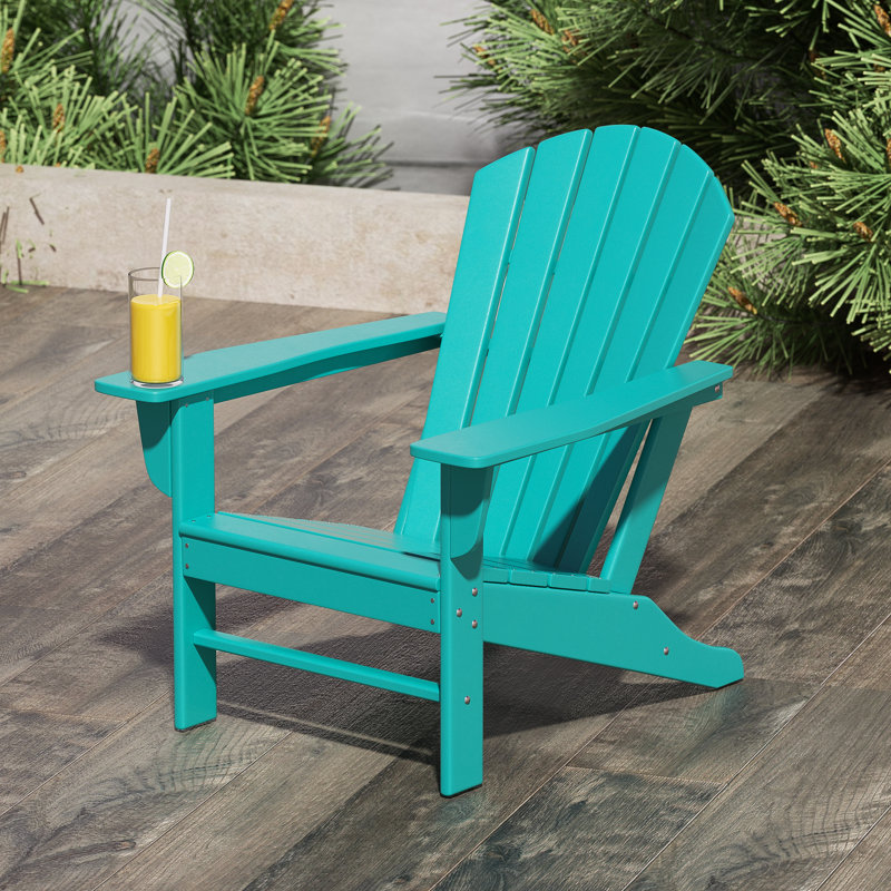  Chaise Adirondack en plastique Altura, Turquoise