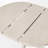 Kawliga 5-Piece Dining Table Set, Two-Size Round To Oval Extendable Wood Dining Table and 4 Upholstered Dining Chairs-1017410573
