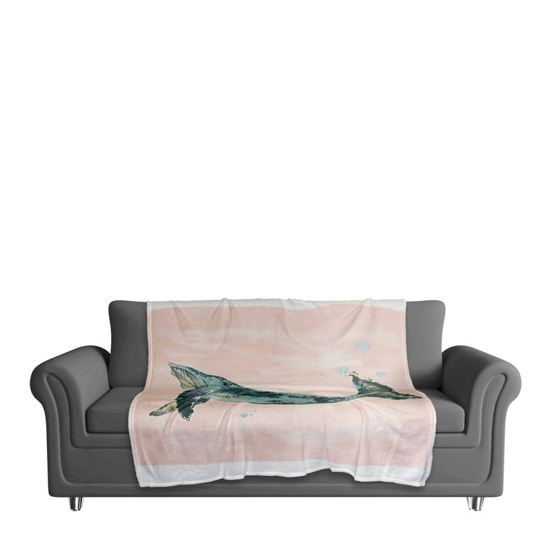 Hand Woven Throw Blanket, Pink