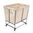 Canvas Rolling Laundry Basket-1824534205