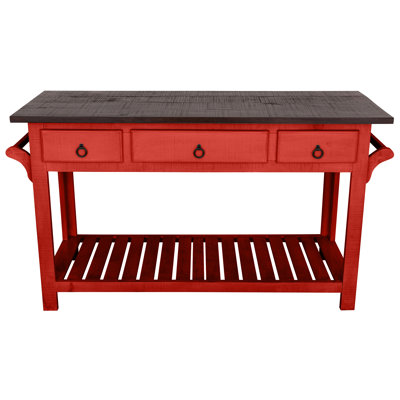Sirenna Solid Wood Kitchen Island