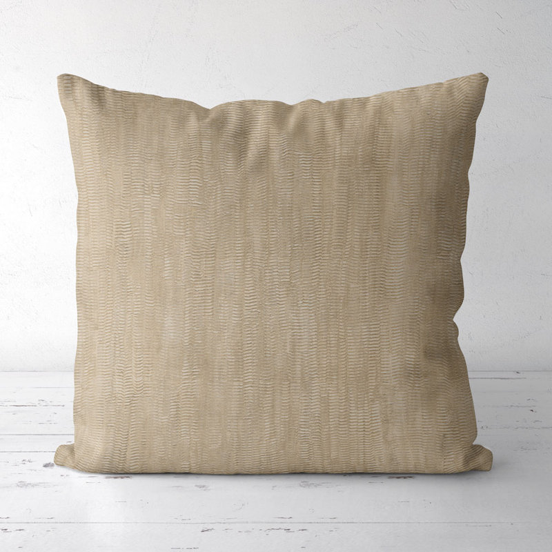 Housse de coussin carré et insert, Caramel