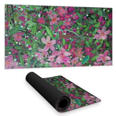 Cherry tree blooming - 15.75"x31.50" Desk mat