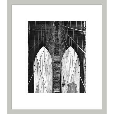 «Brooklyn Bridge # 4» par Gordon Osmundson, impression giclée sur cadre