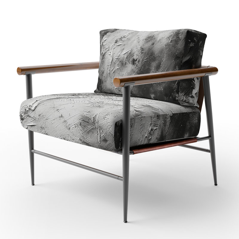Fauteuil Brezina, Noir, noir, noir, noir
