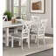 Chaise d'appoint en bois (ensemble de 2)