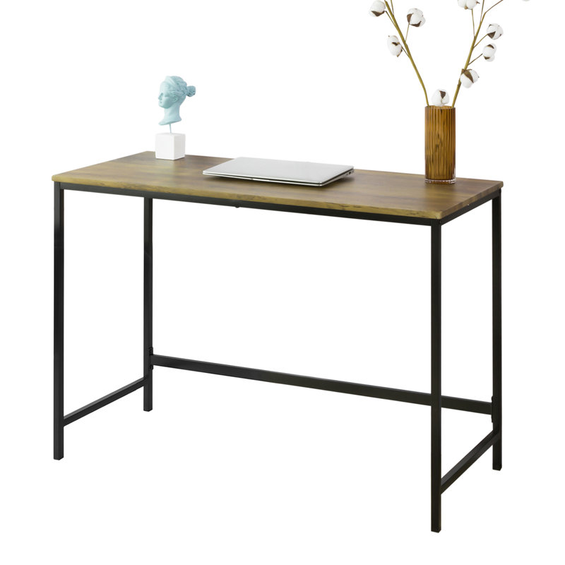 Rotan Metal Base Writing Desk