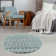Moroccan Shaggy Collection Rugs Tangier Design in Duck Egg Blue/Ivory