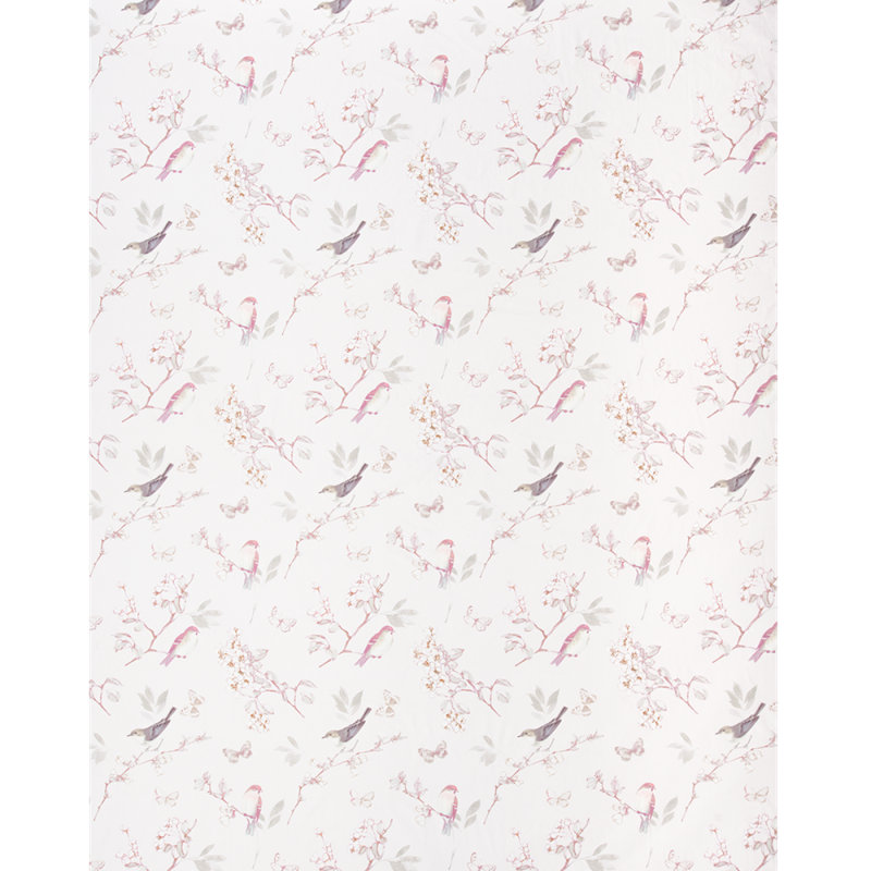 Poesie Percale Flat Sheet, King