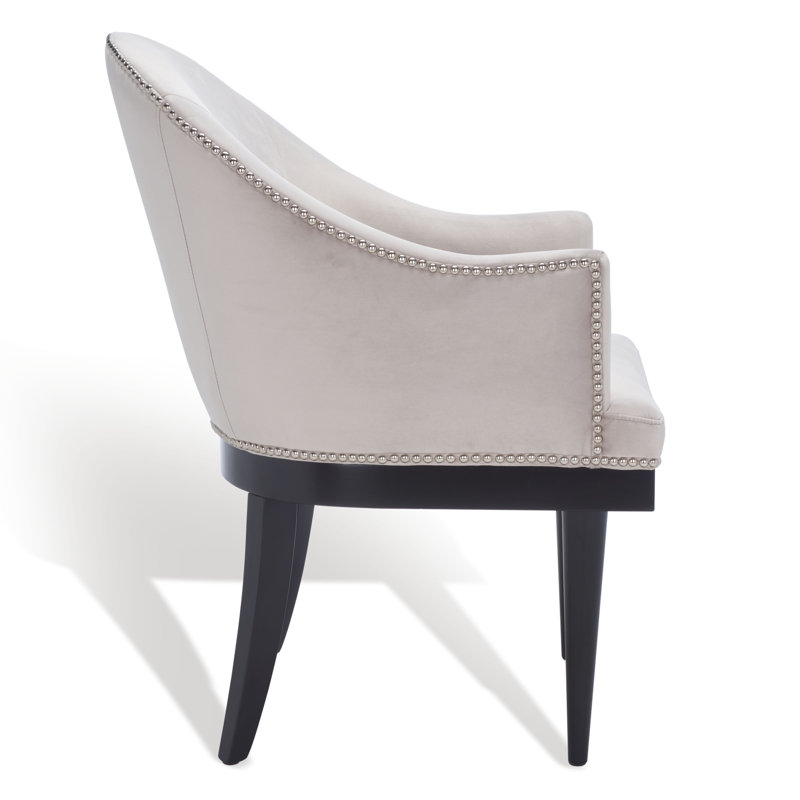 Maynard Upholstered Arm Chair, Almond