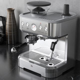 Espresso Machine with Milk Frother, All in One Cappuccino Latte Coffee Maker for Home Barista