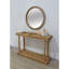Miroir rond en rotin 31,9 po