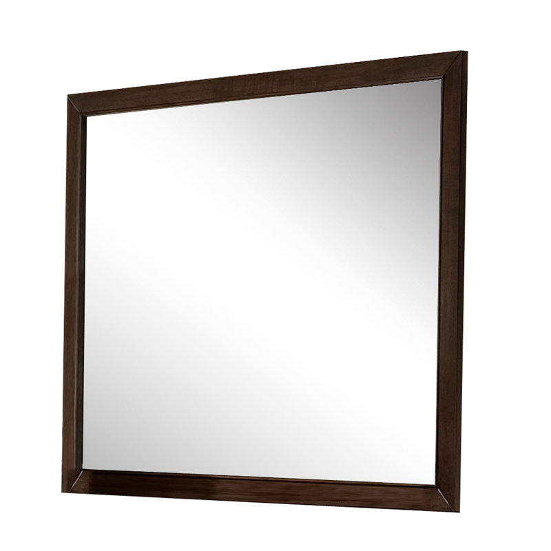 Niraj Wood Concave Floor Mirror