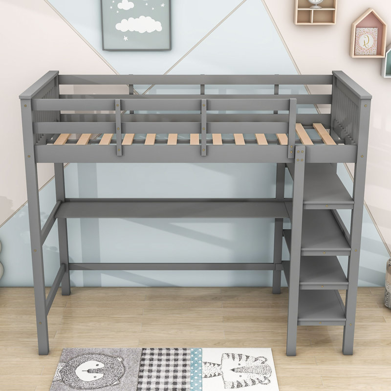 Sweni Kids Bed, Grey