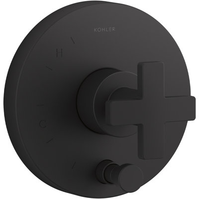 Composed Diverter Faucet Trim Cross Handle
