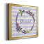 Lavender Blessed - cadre photo, art textuel sur toile-61636334-61636336