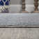 Twyla Classic Solid Low-Pile Machine-Washable Gray Rug