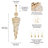 23-Light Crystal Dimmable Tiered Chandelier-454695829