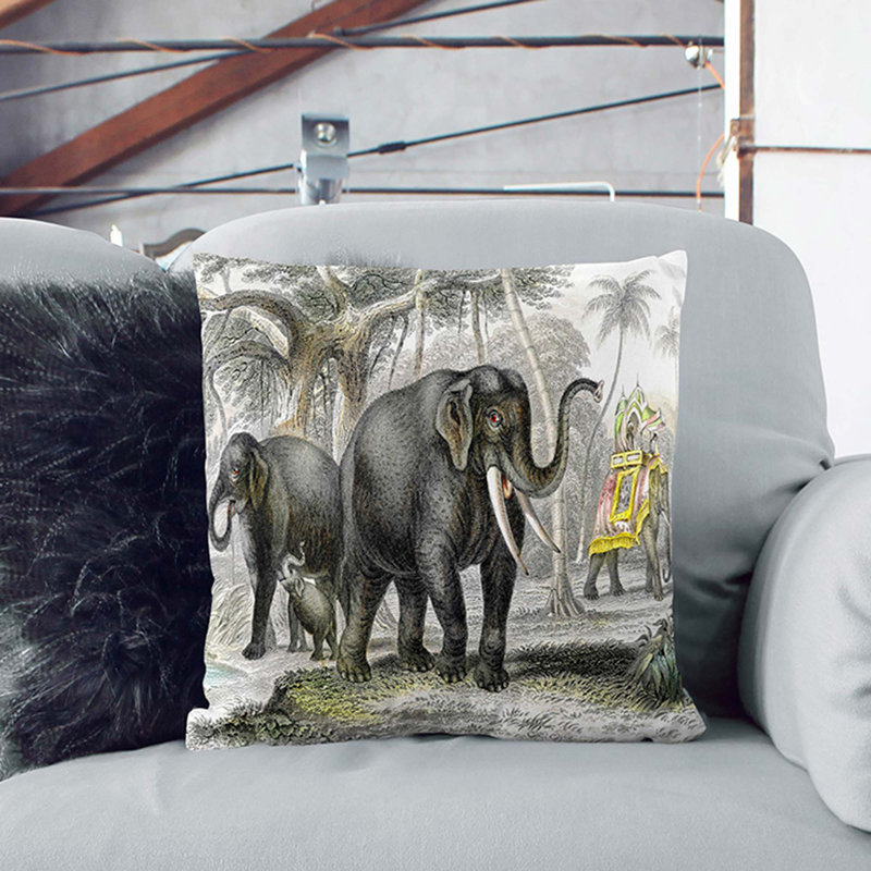 Square Cushion, 55cm H x 55cm W x 20cm D