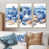 Toile naturelle avec cadre flottant